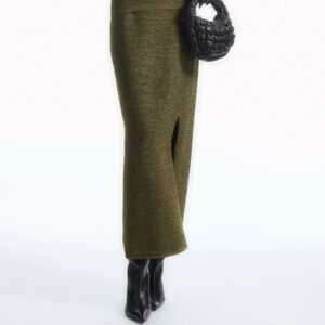 NWT - COS Sparkly Penciled Skirt (BLACK)